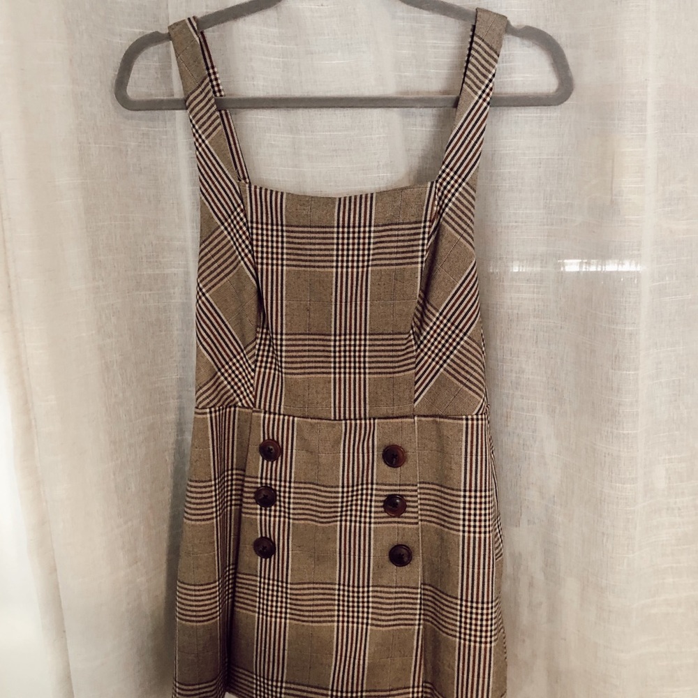 Plaid Romper from Urban Outfitters